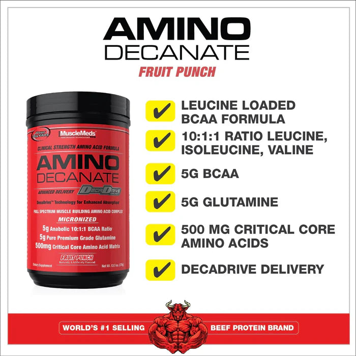 MuscleMeds Amino Decanate reklaam on odav – eelised