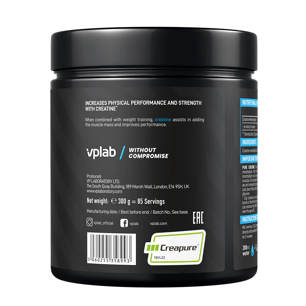 Pure_Creatine_Vplab koostis
