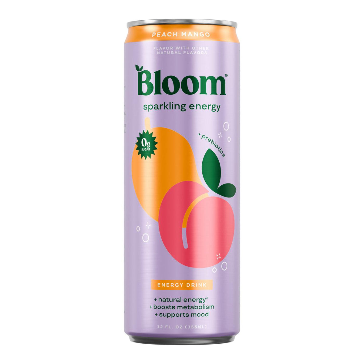 Bloom Sparkling Energy Peach Mango 250ml