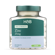 Holland & Barrett Max Strength Zinc 25mg 240 tablečių