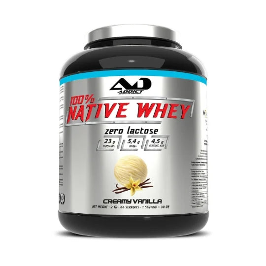 Addict Sport Nutrition 100% native Whey Zero Lactose – 2000 grammi