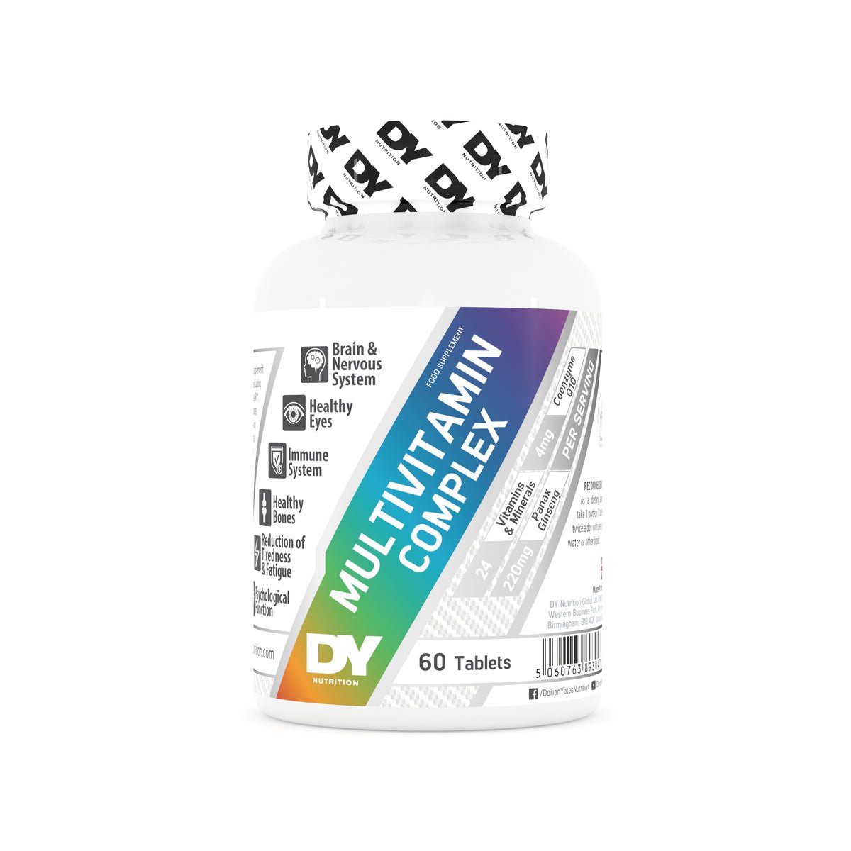 Dorian Yates Nutrition multivitamiinikompleks, 60 tabletti. hind