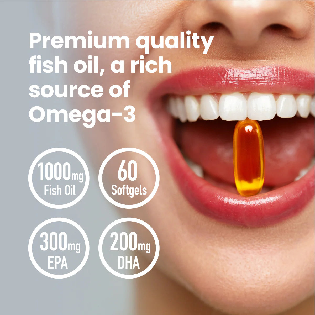 Vplab Strong Omega 3 60 softgels facts