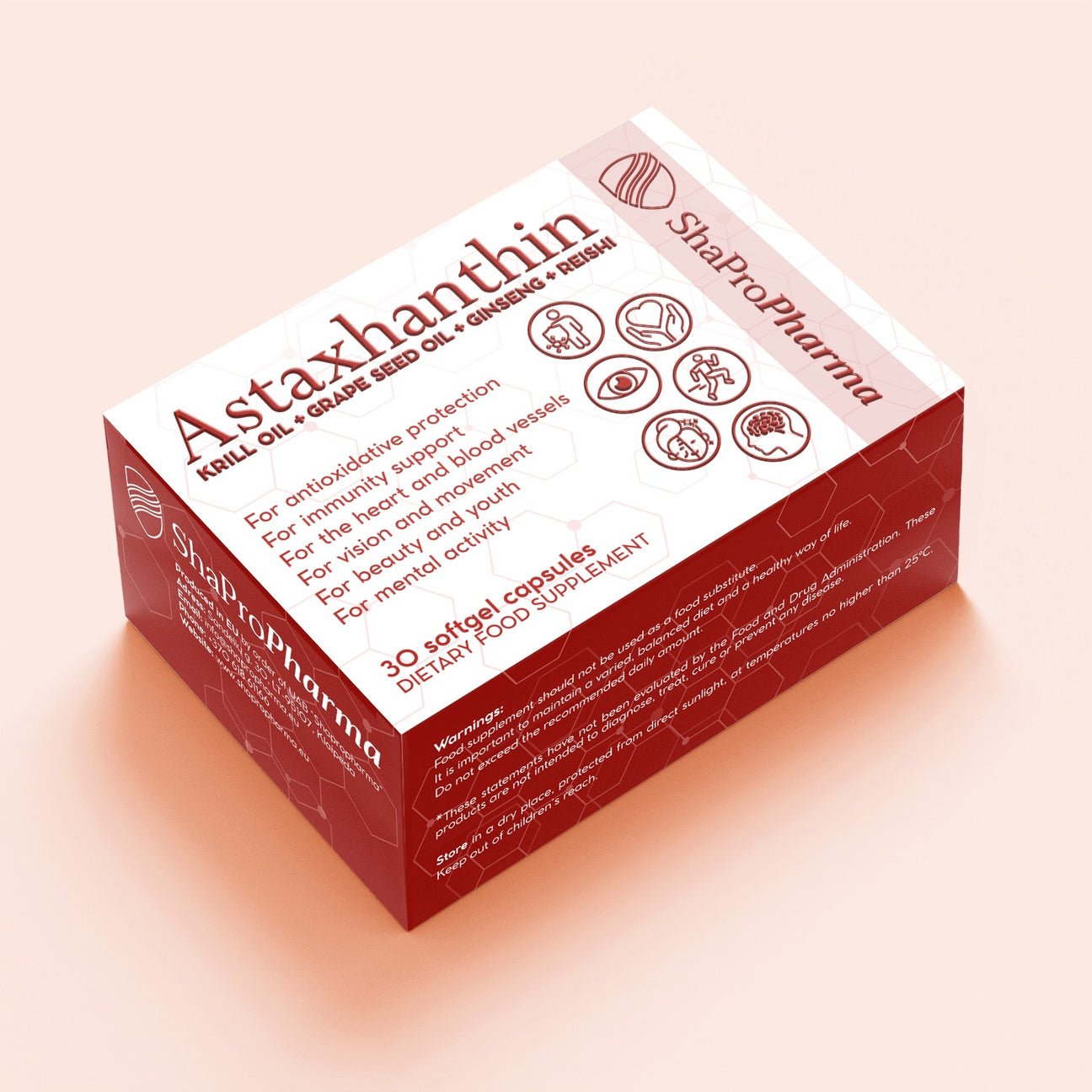 Image of Shapropharma ASTAXANTHIN 30 softgels