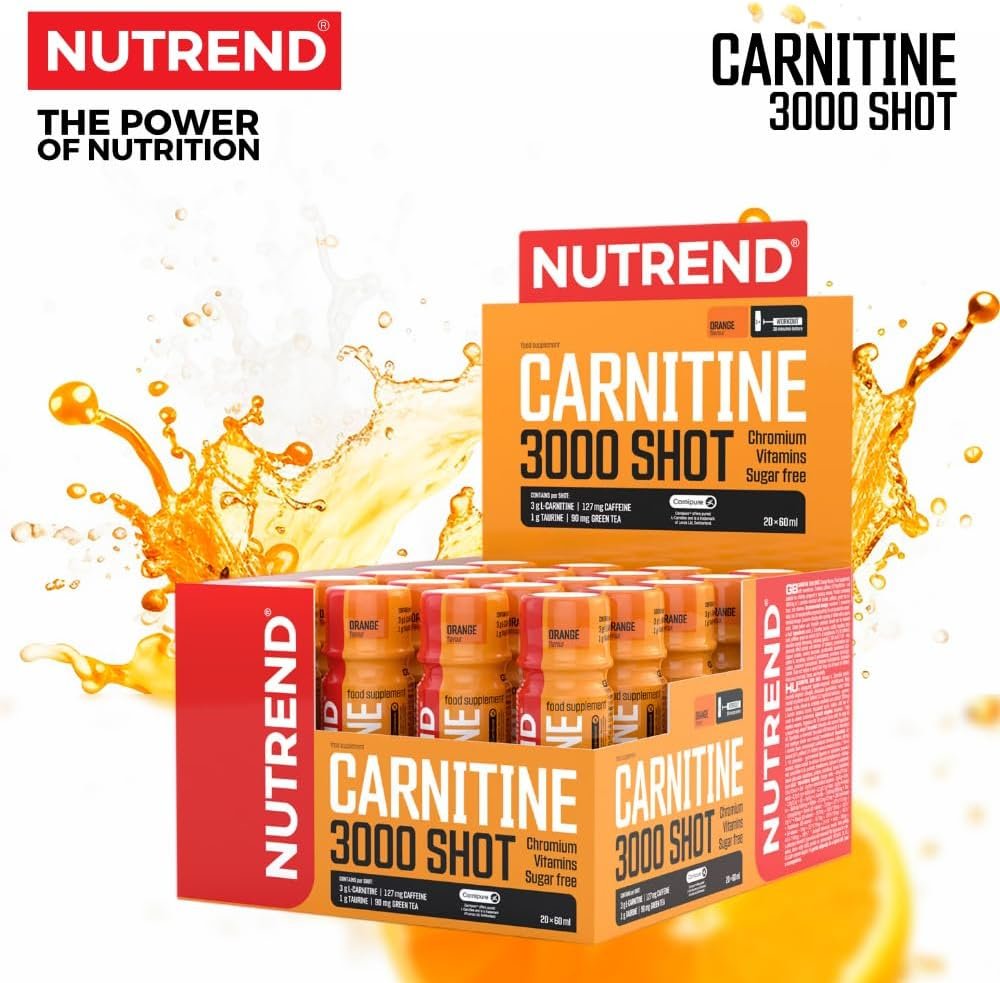 Nutrend Carnitine 3000 Shot - 20 x 60 ml. maitsed
