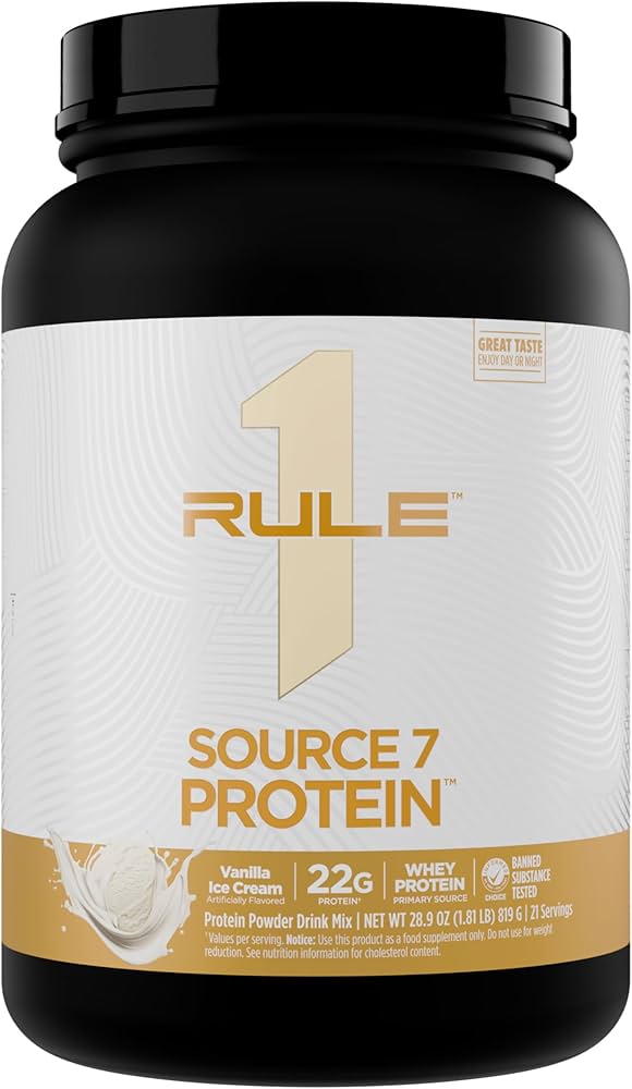 Rule One Source7 Protein, 809 -920 g - Turime Vietoje
