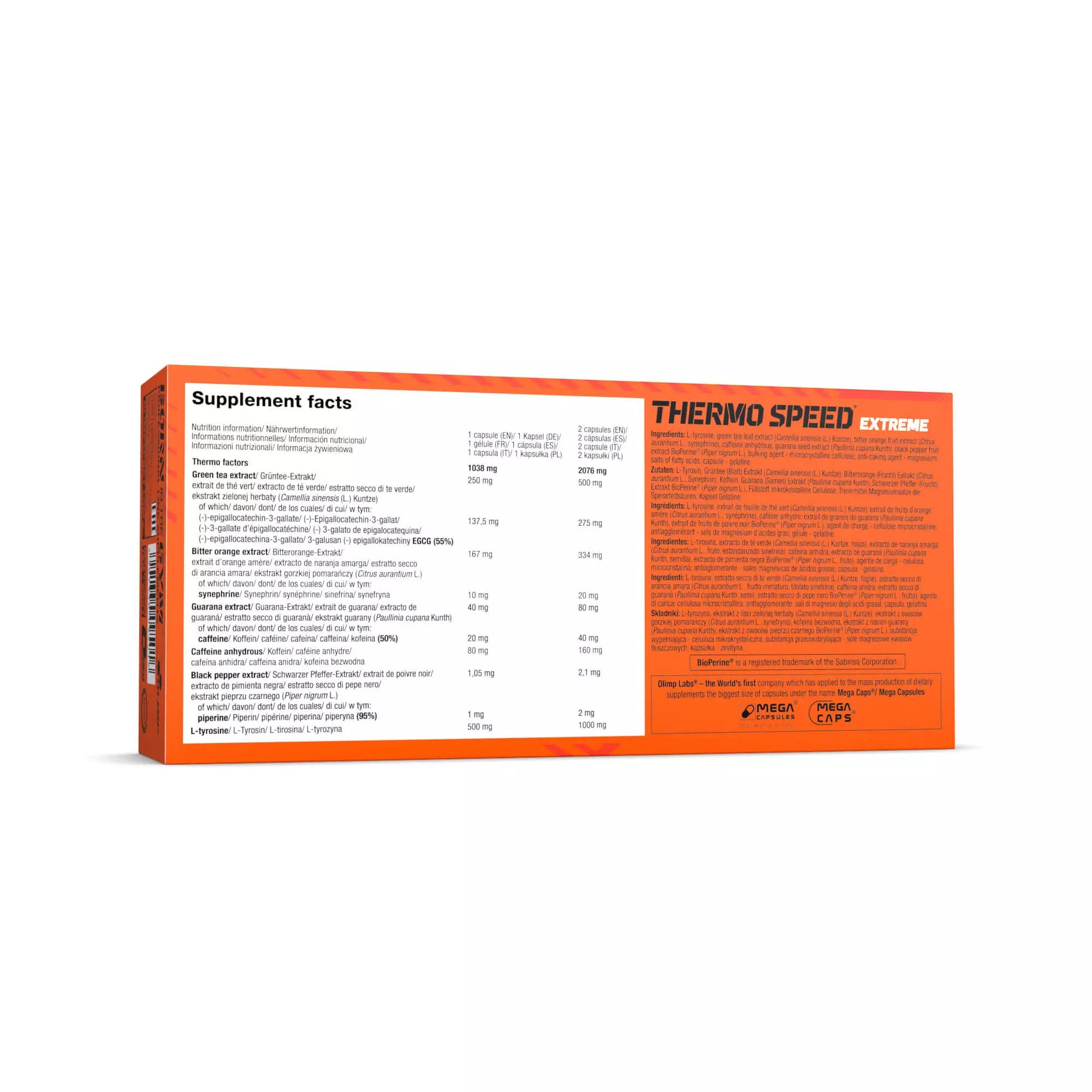 Olimp Thermo Speed® Extreme Mega Caps® - 120 Caps koostis
