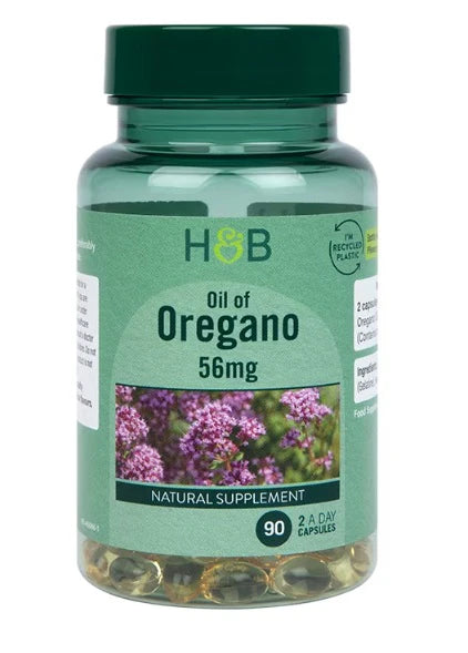 Holland & Barrett Oil of Oregano 56 mg 90 kapsulių
