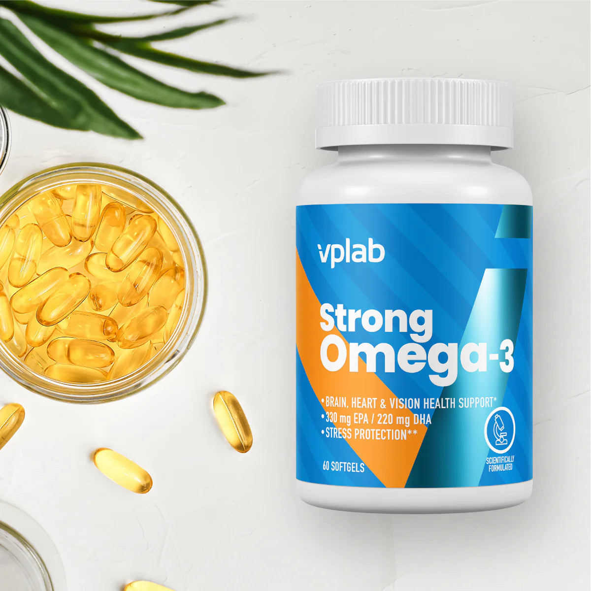 Vplab Strong Omega 3 60 softgels capsules