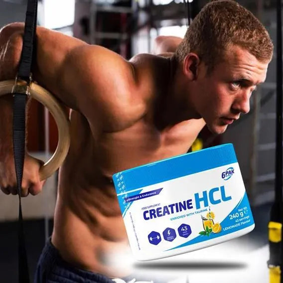 6PAK CREATINE HCL 240g PURGI LIMONAAD