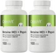 2x OstroVit Betaine HCl + Pepsiin 100 caps hinnapakkumine soodne