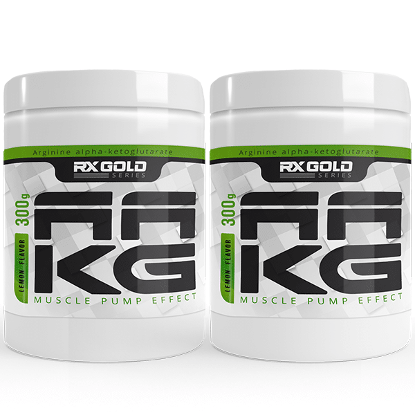 2x RX Gold AAKG 300g - Arginiin alfa-ketoglutaraat