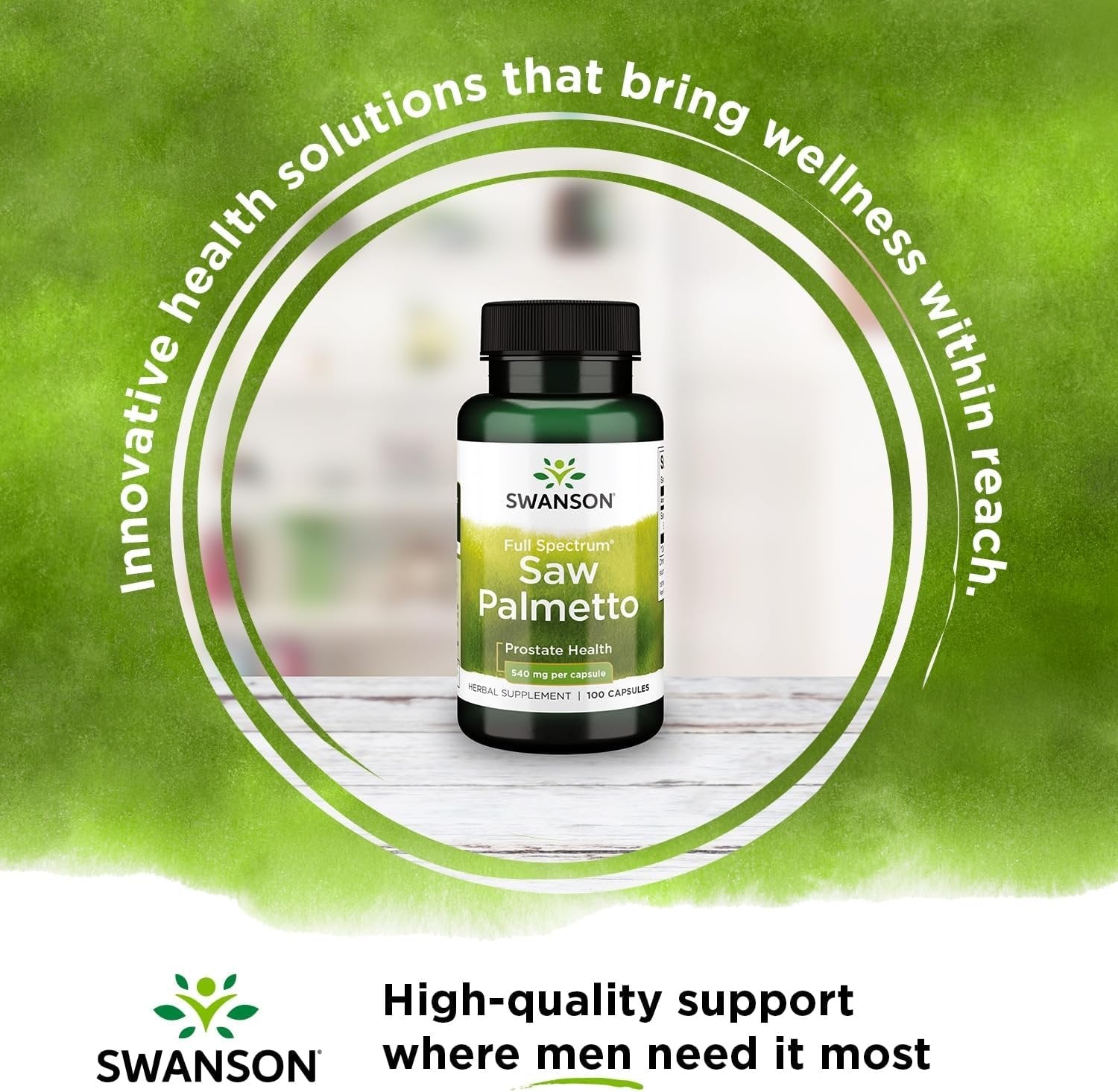 2x SWANSON, 540mg, Saw Palmetto quality