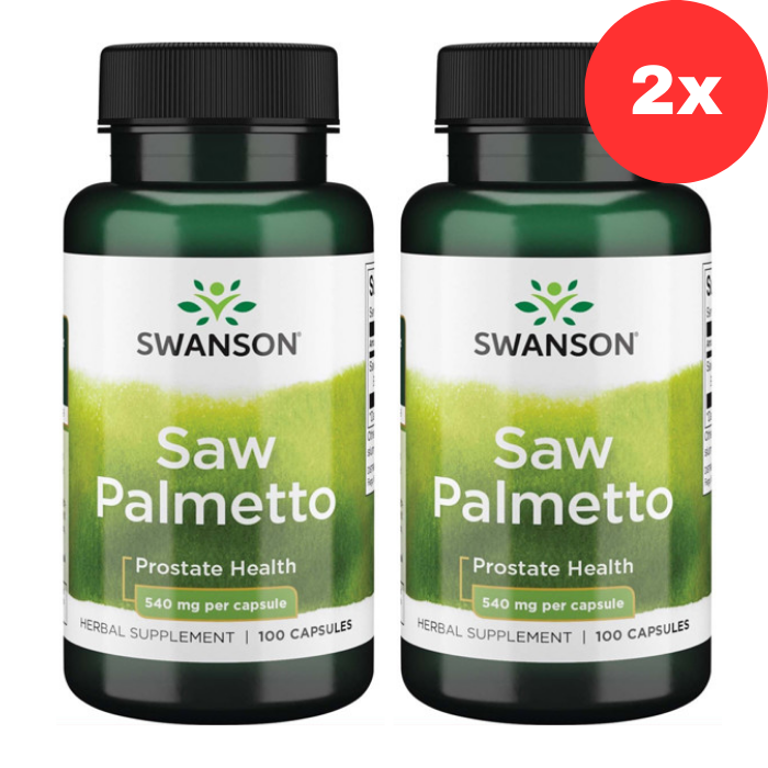 2x SWANSON, 540mg, Saw Palmetto