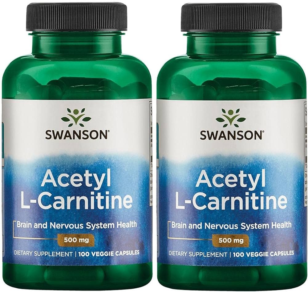 2x Swanson Acetyl L-Carnitine 500 mg 100 caps promotion