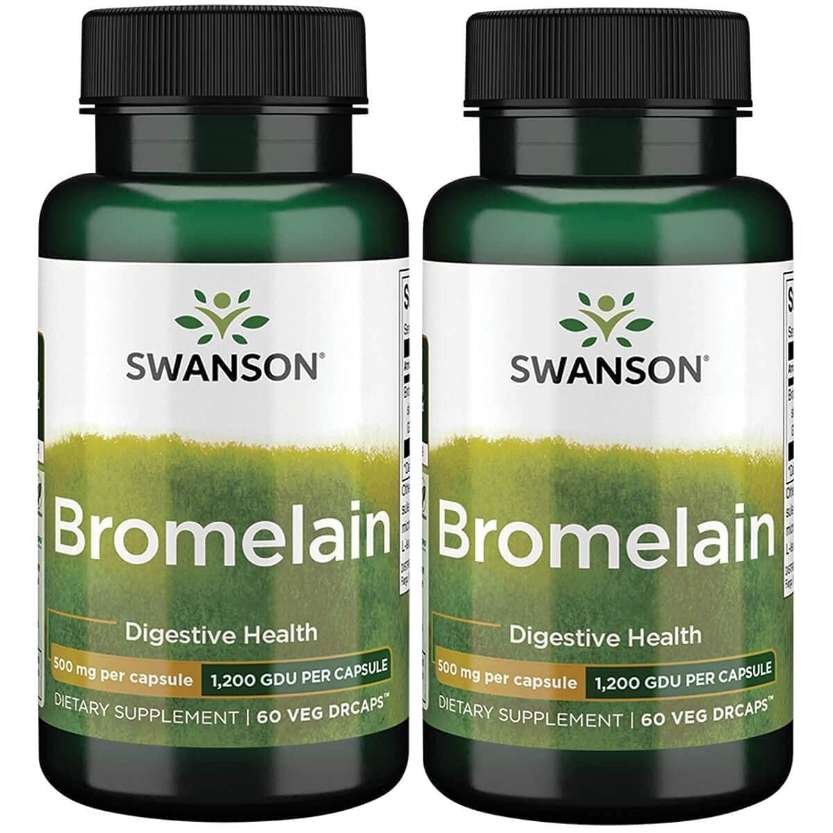 2x Swanson Bromelain 500mg 60vcaps price promotion