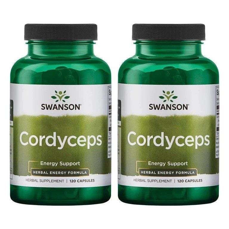 2x Swanson Cordyceps 600mg 120caps promotion
