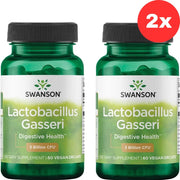 2x Swanson Lactobacillus Gasseri 3 miljardit CFU 60 kapslit