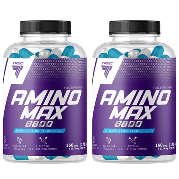 2x Trec Amino Max 6800 160 caps. the price