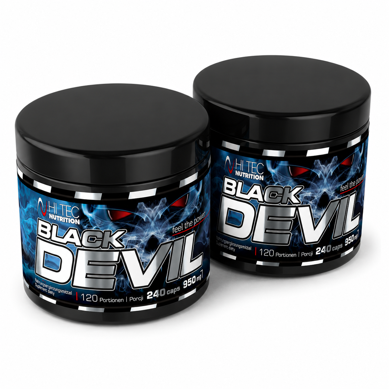 2x Hi Tec Nutrition Black Devil 240 Capsules