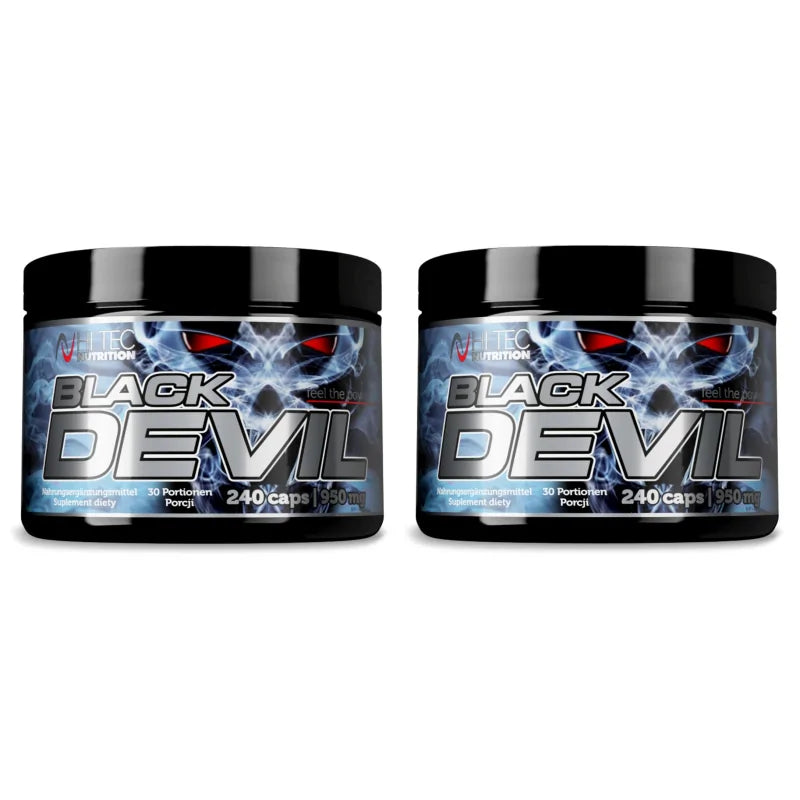 2x Hi Tec Nutrition Black Devil 240 Capsules