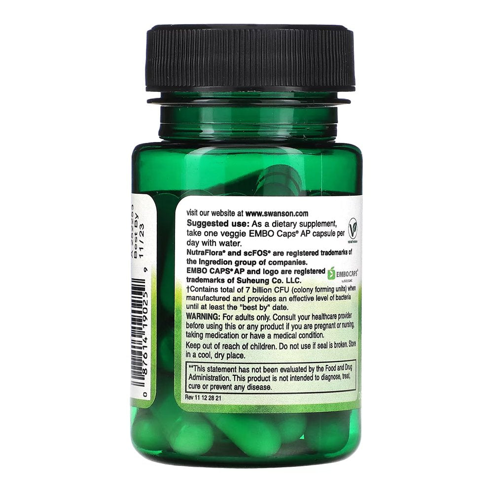 Swanson L. Reuteri Plus - 30 kapsli tarbimine