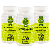 3x Healthy Choice Vitamin D3 4000IU 120 caps