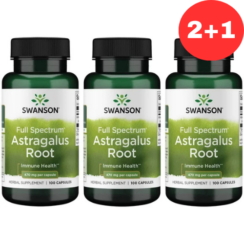 3xSwanson Astragalus Root 470mg 100caps promotion