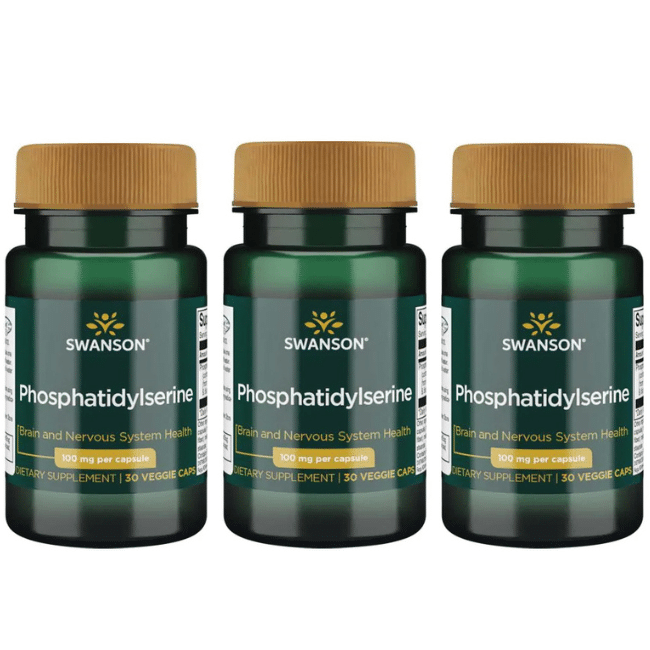 3xSwanson fosfatidüülseriin 100mg 30 pehmet geeli