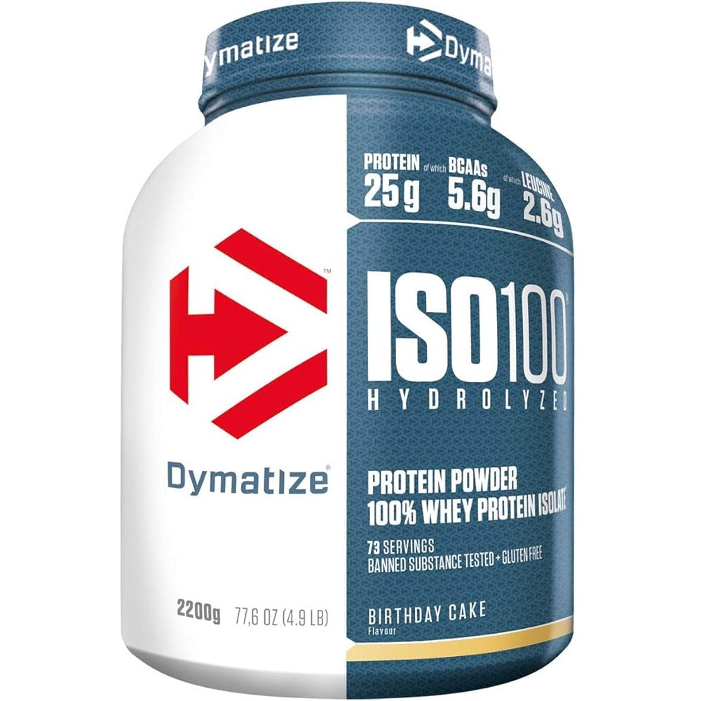 Dymatize ISO 100 hüdrolüüsitud vadakuvalgu isolaat – 2264g – PREMIUM