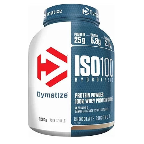 Dymatize ISO 100 hüdrolüüsitud vadakuvalgu isolaat – 2264g – PREMIUM
