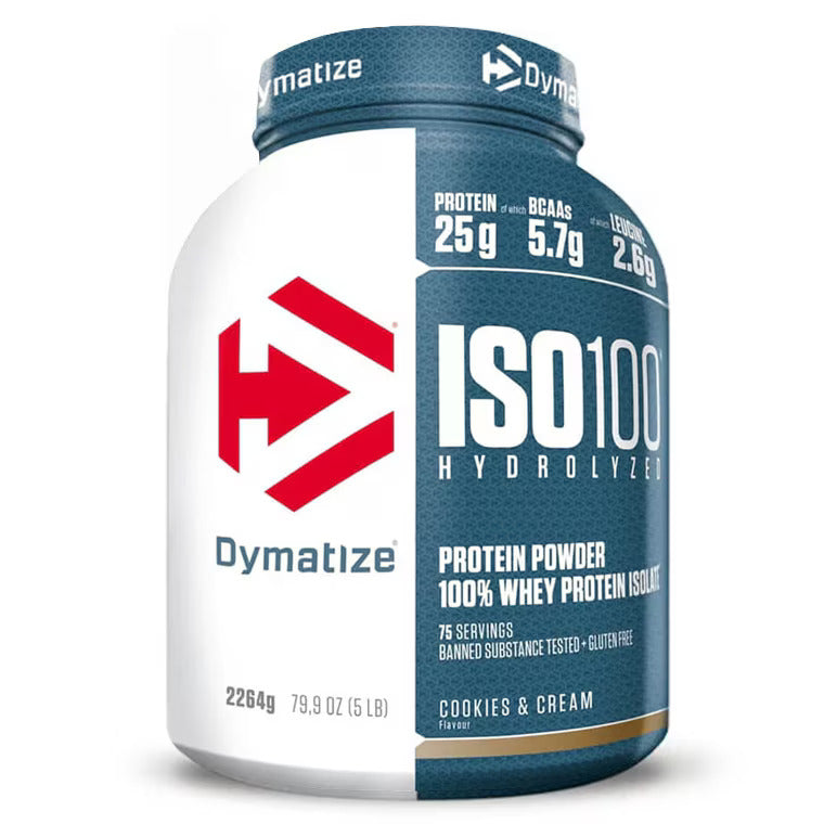 Dymatize ISO 100 hüdrolüüsitud vadakuvalgu isolaat – 2264g – PREMIUM