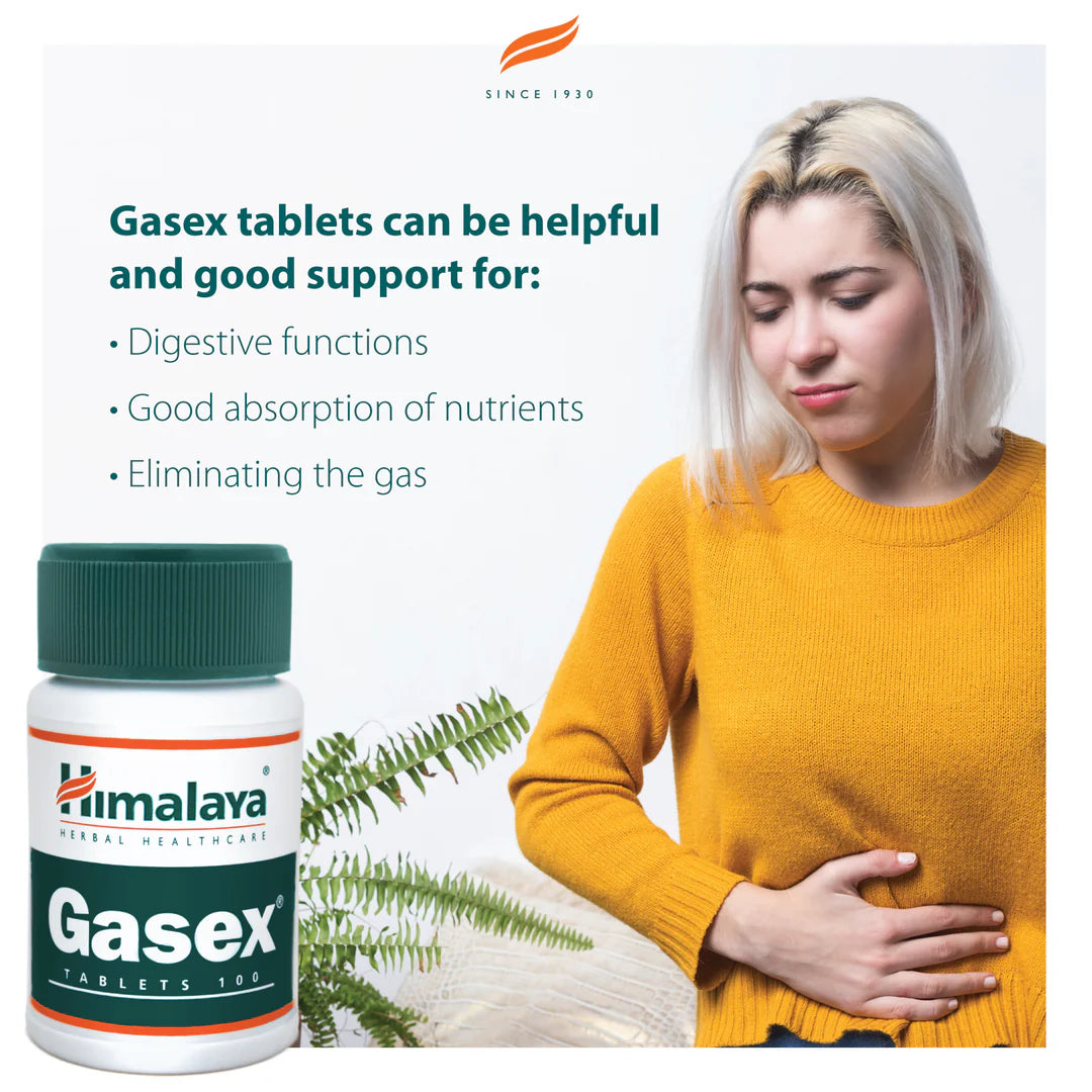 Benefits of Himalaya™ Gasex 100 tablets
