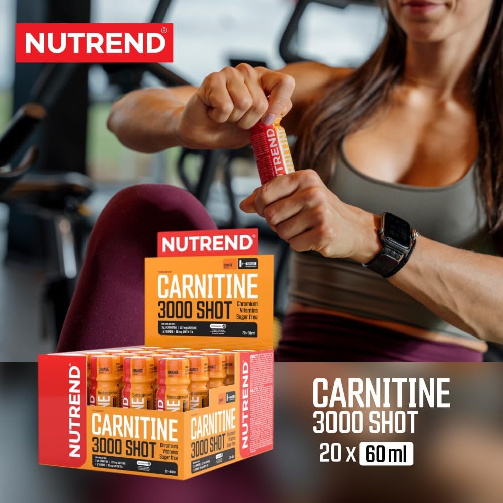 Nutrend Carnitine 3000 Shot - 20 x 60 ml. kasutamine