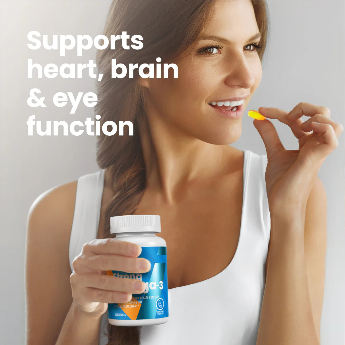 Use of Vplab Strong Omega 3 60 softgels
