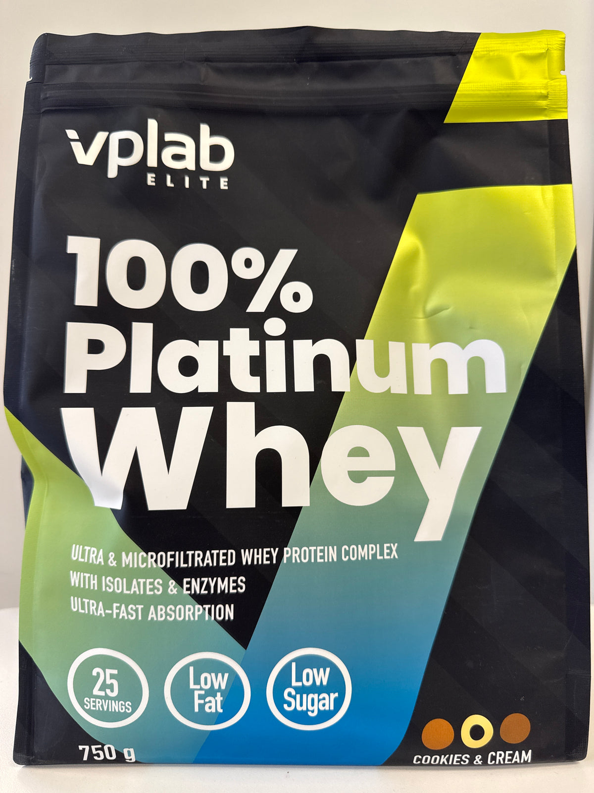 Vplab 100% Platinum Whey 750g – küpsised ja koor