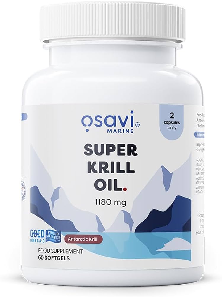 Osavi Super Krill Oil 1180 mg 60 kapsulių