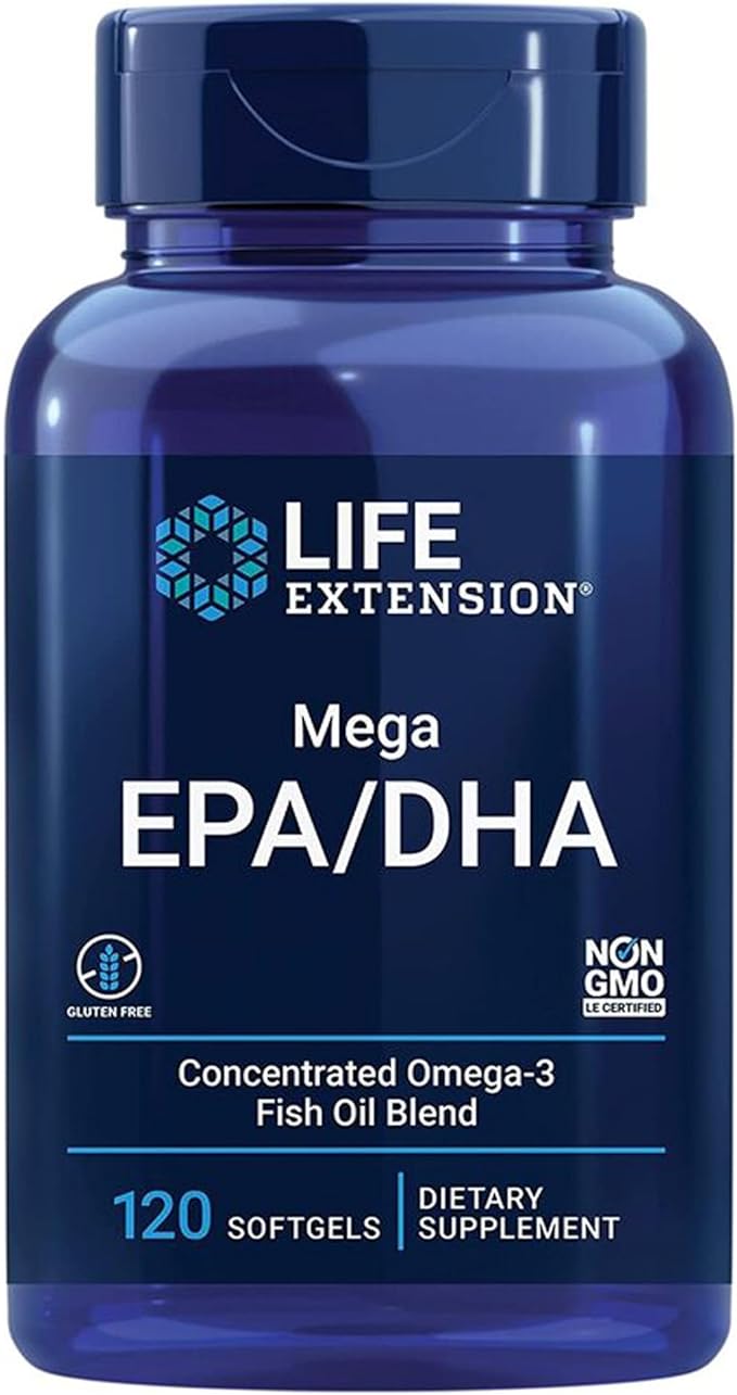 Life Extension Mega EPA/DHA – 120 Softgels