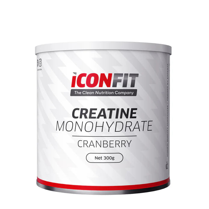 ICONFIT mikroniseeritud kreatiinmonohüdraat 300 g jõhvikat