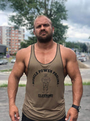 mpp tank top khaki