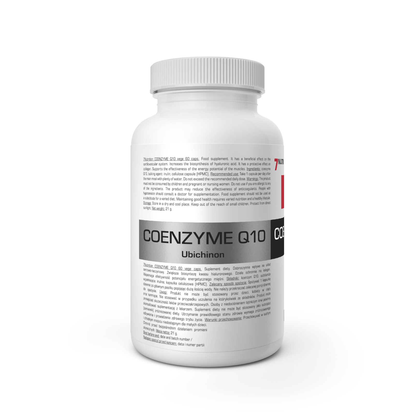 7 Nutrition Coenzyme Q10 200 mg 60 caps. consumption