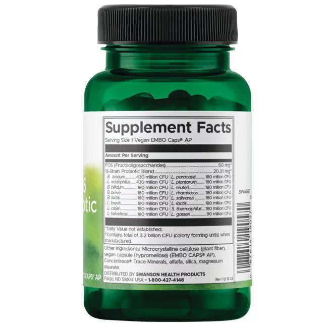 Swanson Ultimate 16 Strain Probiotic 60 caps. add up the price