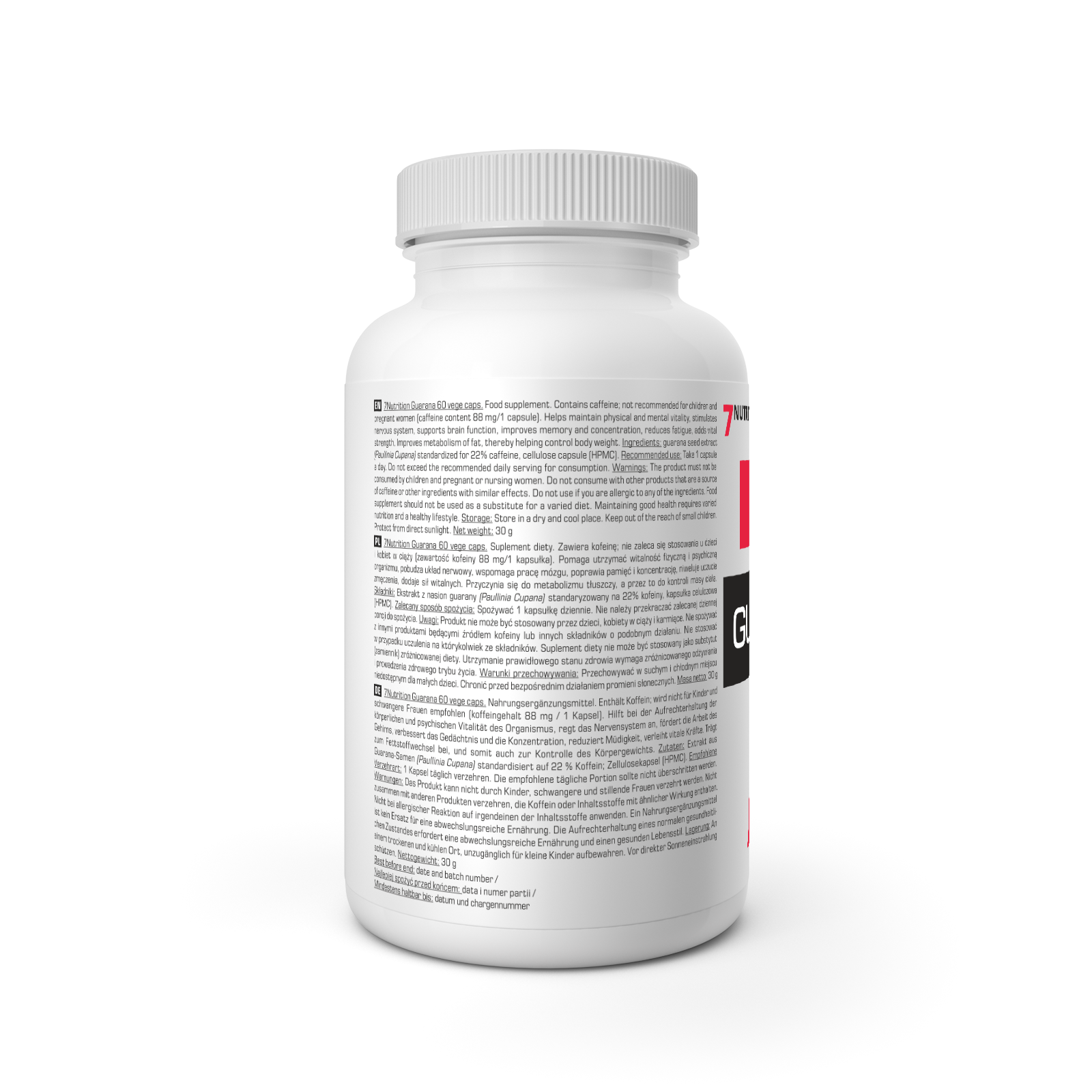 7Nutrition Guarana 60 caps
