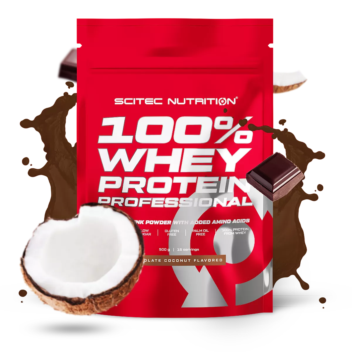 Scitec Nutrition Whey Protein 100% Professional 500g maasika kookose maitsega