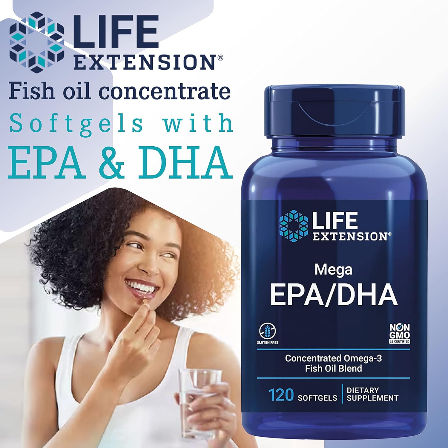 Life Extension Mega EPA/DHA – 120 Softgels