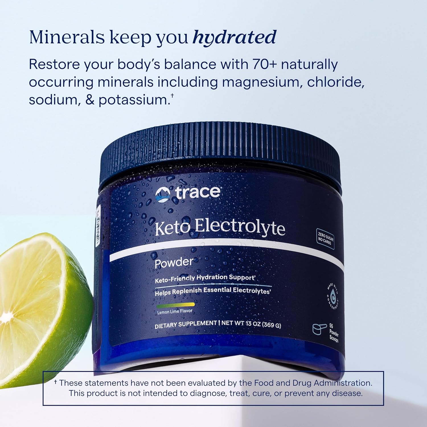 Trace Minerals Keto Electrolyte Powder (330-369g)