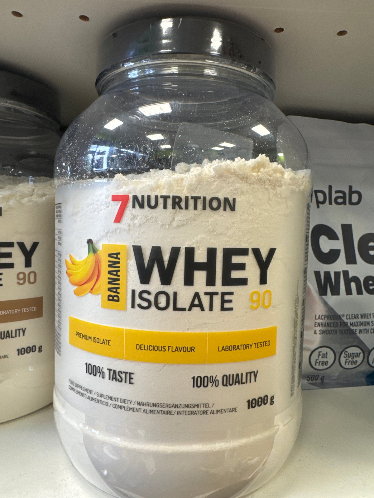 7Nutrition Whey Isolate 90 1kg maasika-banaani