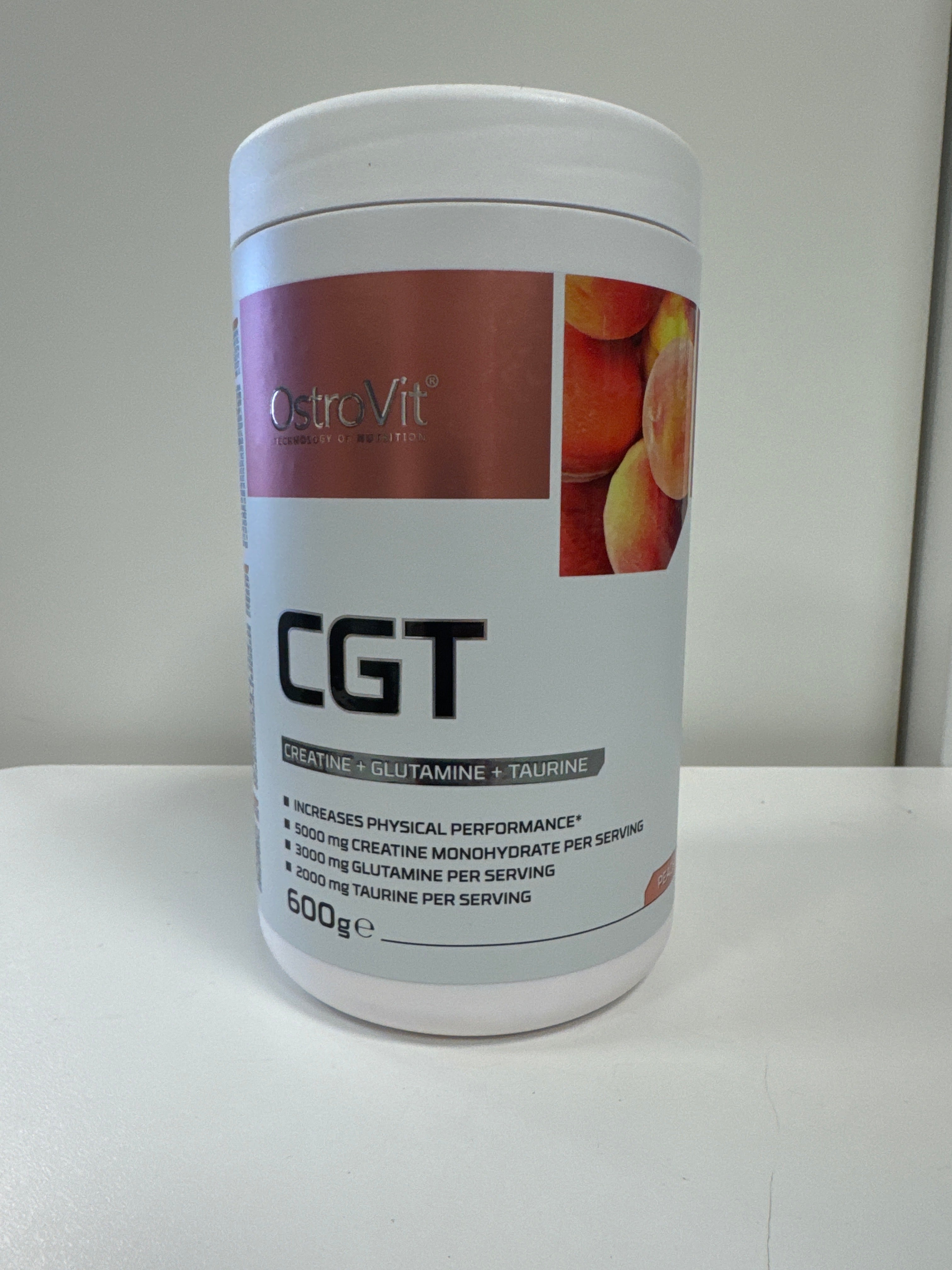 OstroVit CGT 600 g virsik | Kreatiin + glutamiin + tauriin