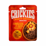 CRICKIES kuivatatud ritsikad juustu ja sibula maitsega 15g
