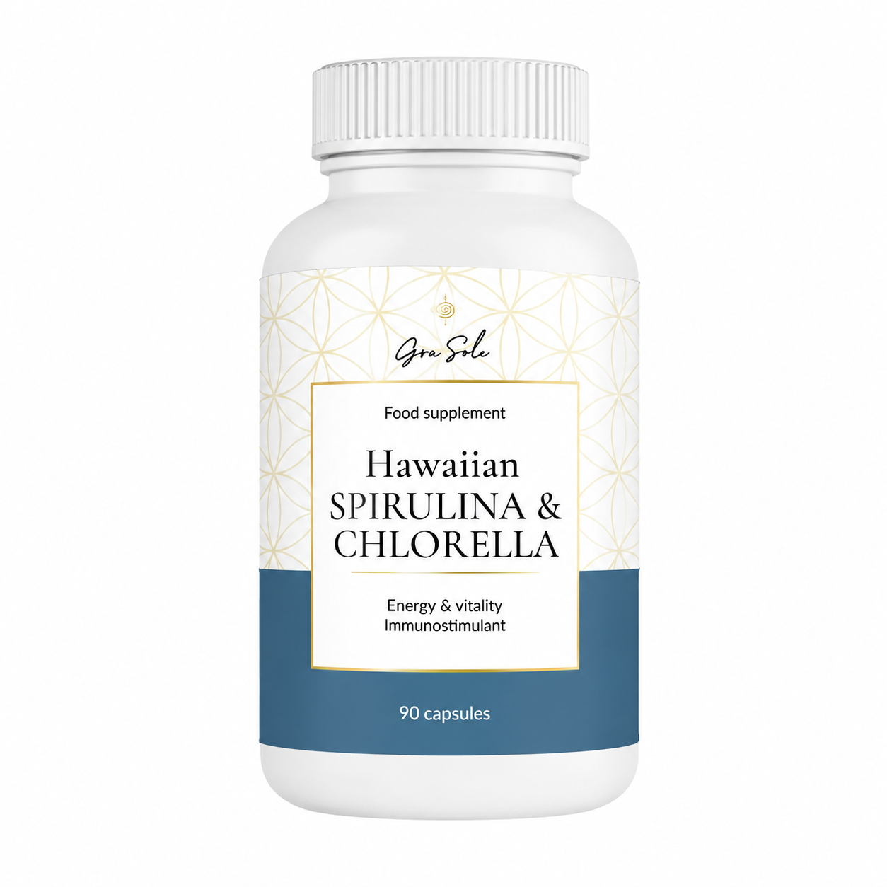 GraSole Hawaiian Spirulina & Chlorella – 90 kapsulių